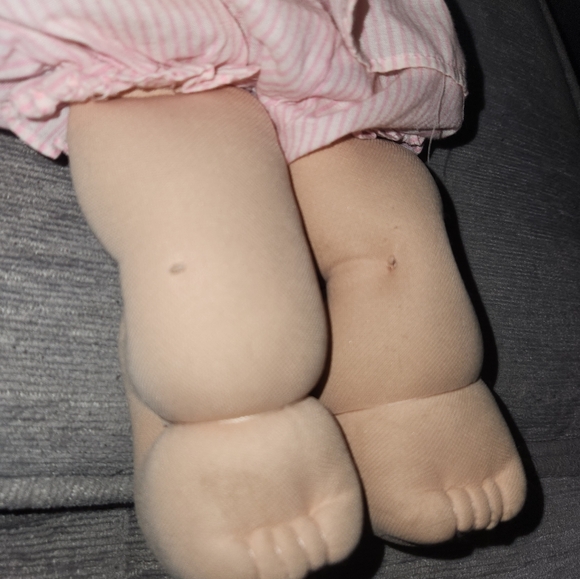 Vintage Cabbage Patch Kid Blonde Yarn Hair Green Eyes 1978,1982 - Picture 13 of 16